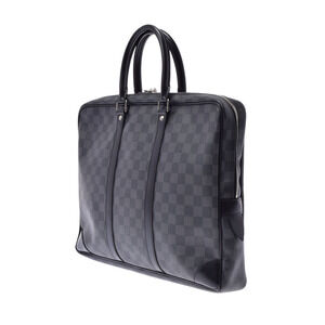 Louis Vuitton Business Document Voyage Graphite Black Porte Bag